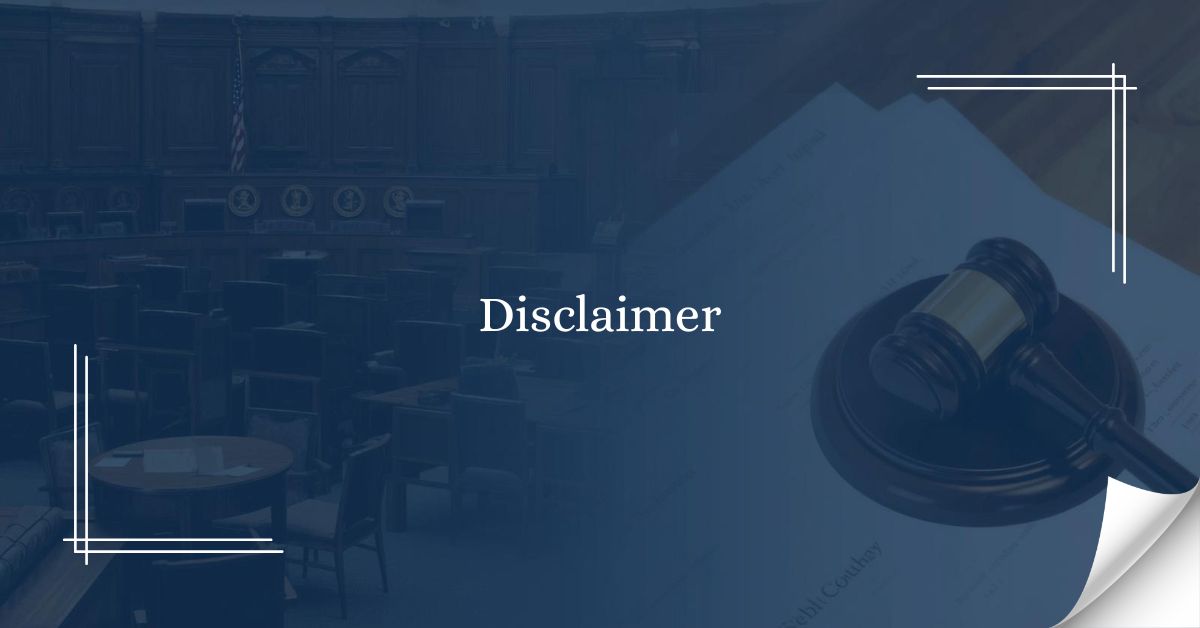 Disclaimer